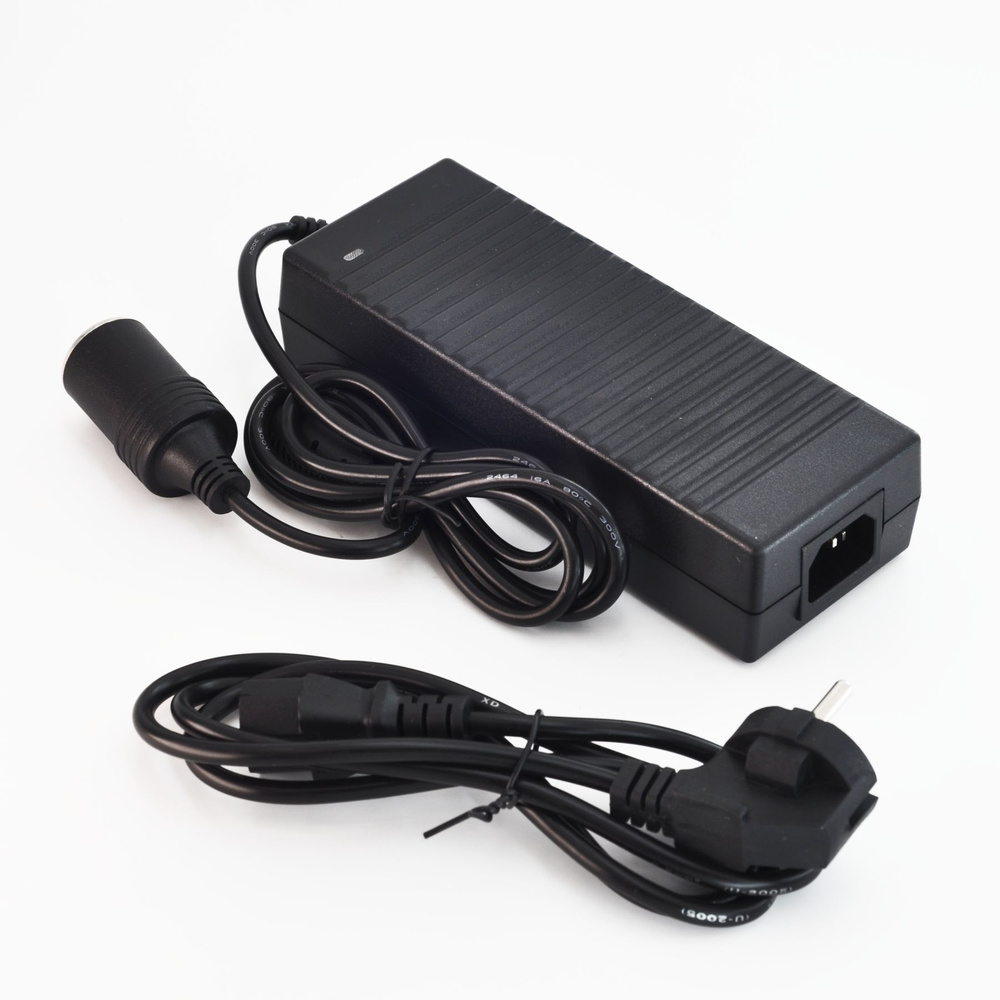 Адаптер сетевой с гнездом прикуривателя, преобразователь напряжения ...