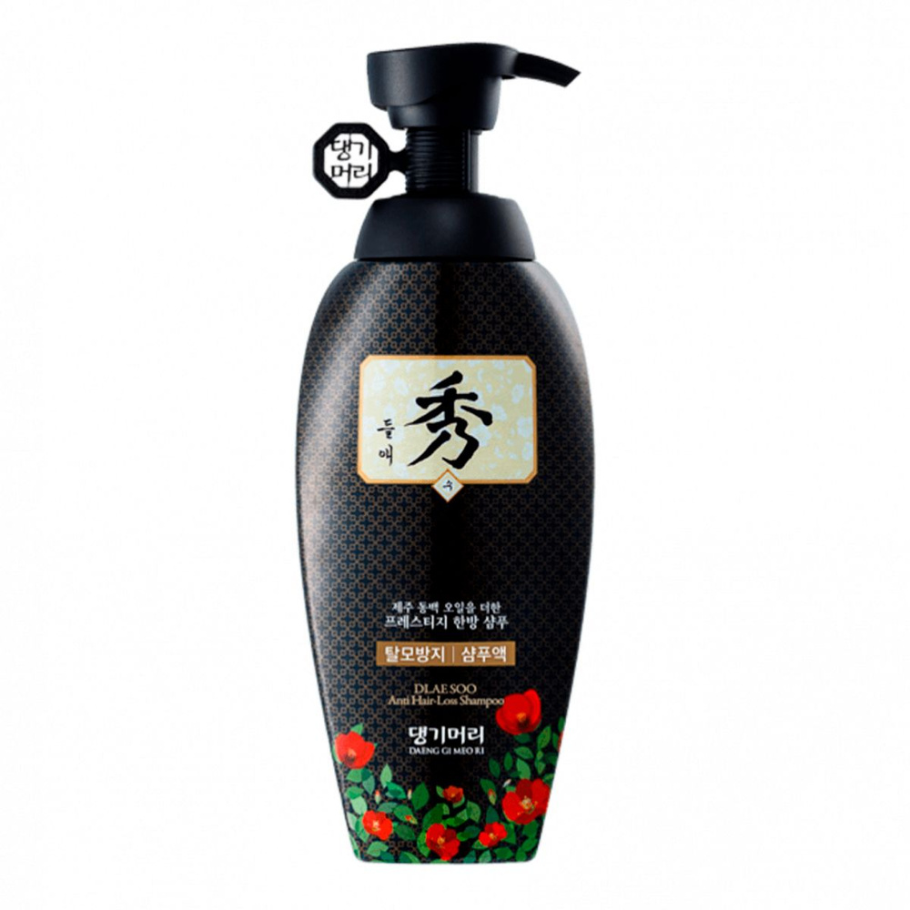 Шампунь с маслом камелии против выпадения волос Daeng Gi Meo Ri Dlae Soo Anti-Hair Loss Shampoo  #1