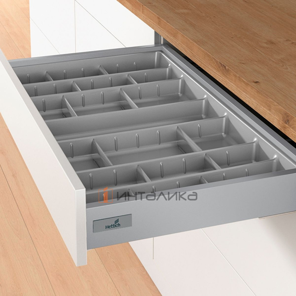 Организация HETTICH OrgaTray 590 для ящиков InnoTech Atira в базу 450 мм, 357х462 мм, цвет серебристый #1