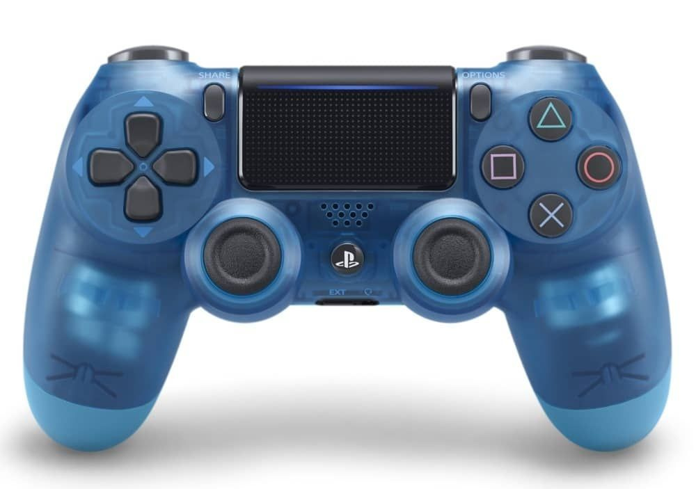 Геймпад Sony DualShock 4 v2 PS4 / Геймпад PS4 /Джойстик PS4 / Прозрачный синий  #1