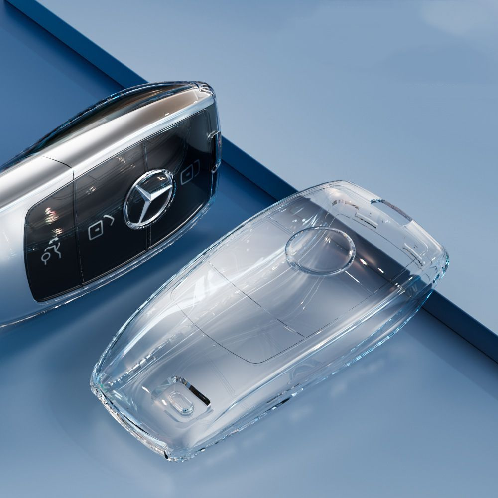Чехол для автомобильного ключа Mercedes-Benz W205, W213, W222, E / C / S класса  #1