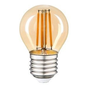 Светодиодная LED лампа General филамент Шар E27 15W 6500K 6K 35x98 (нитевидная) празрачнаяGLDEN-G45S-15-230-E27 #1
