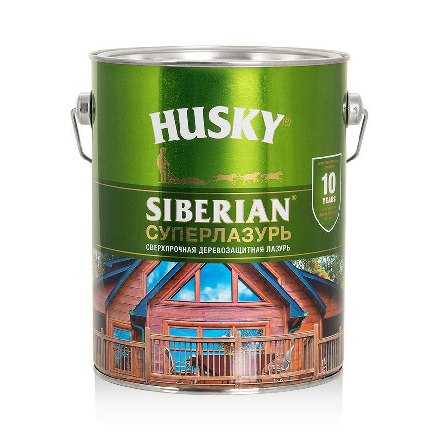 Суперлазурь Husky Siberian орегон 2,7л #1