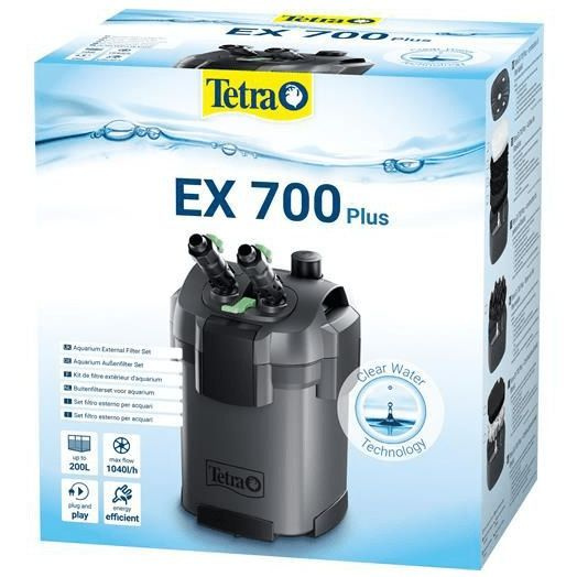 Фильтр для аквариума - внешний фильтр Tetra EX700 plus, 1040л/ч, 7,5Вт, на 100-200л  #1