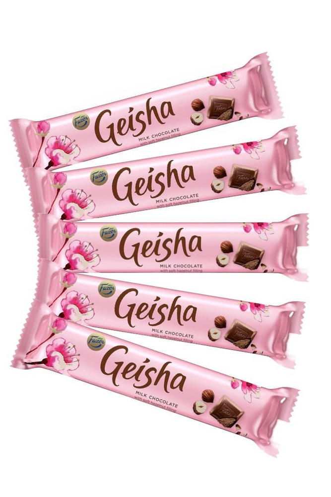 Шоколадный батончик Fazer Geisha 37 г - 5шт #1