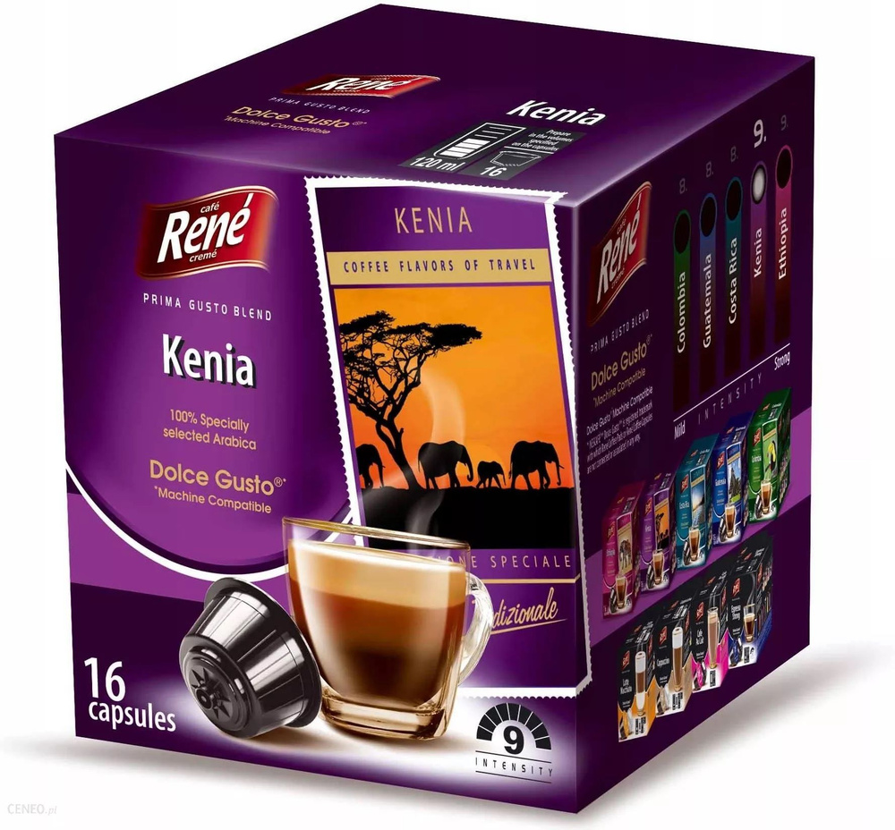 Rene Кофе в капсулах Kenia Dolce Gusto, 16 капсул #1