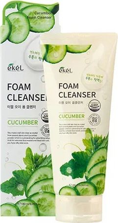 EKEL / Экель Foam Cleanser Cucumber Пенка для умывания очищающая с экстрактом огурца 180мл / уход за #1