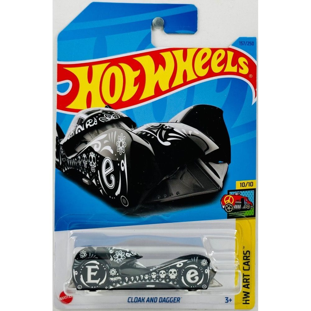 HKH54 Машинка металлическая игрушка Hot Wheels коллекционная модель CLOAK AND DAGGER черный  #1