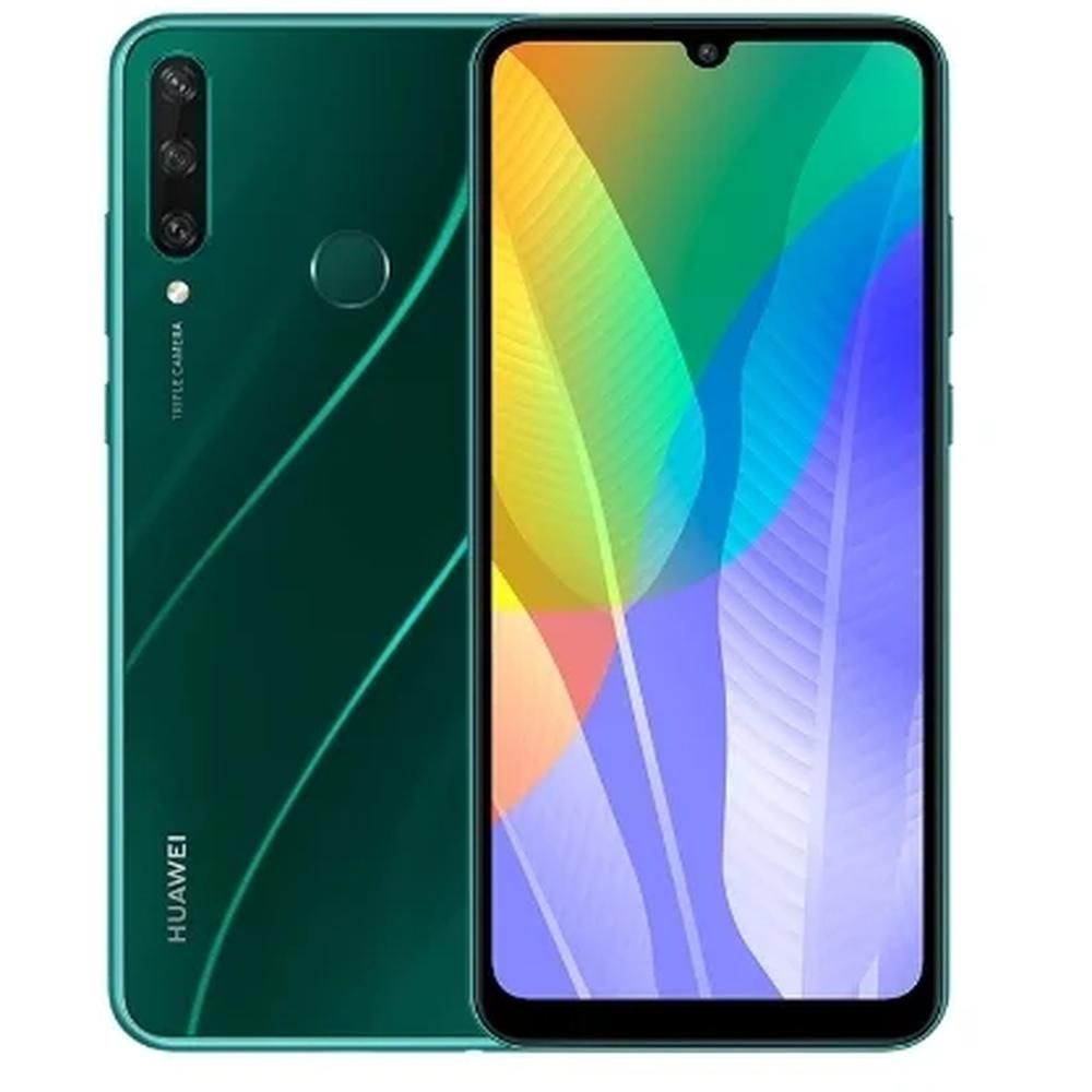 HUAWEI Смартфон Y6P 4/64 ГБ, зеленый #1