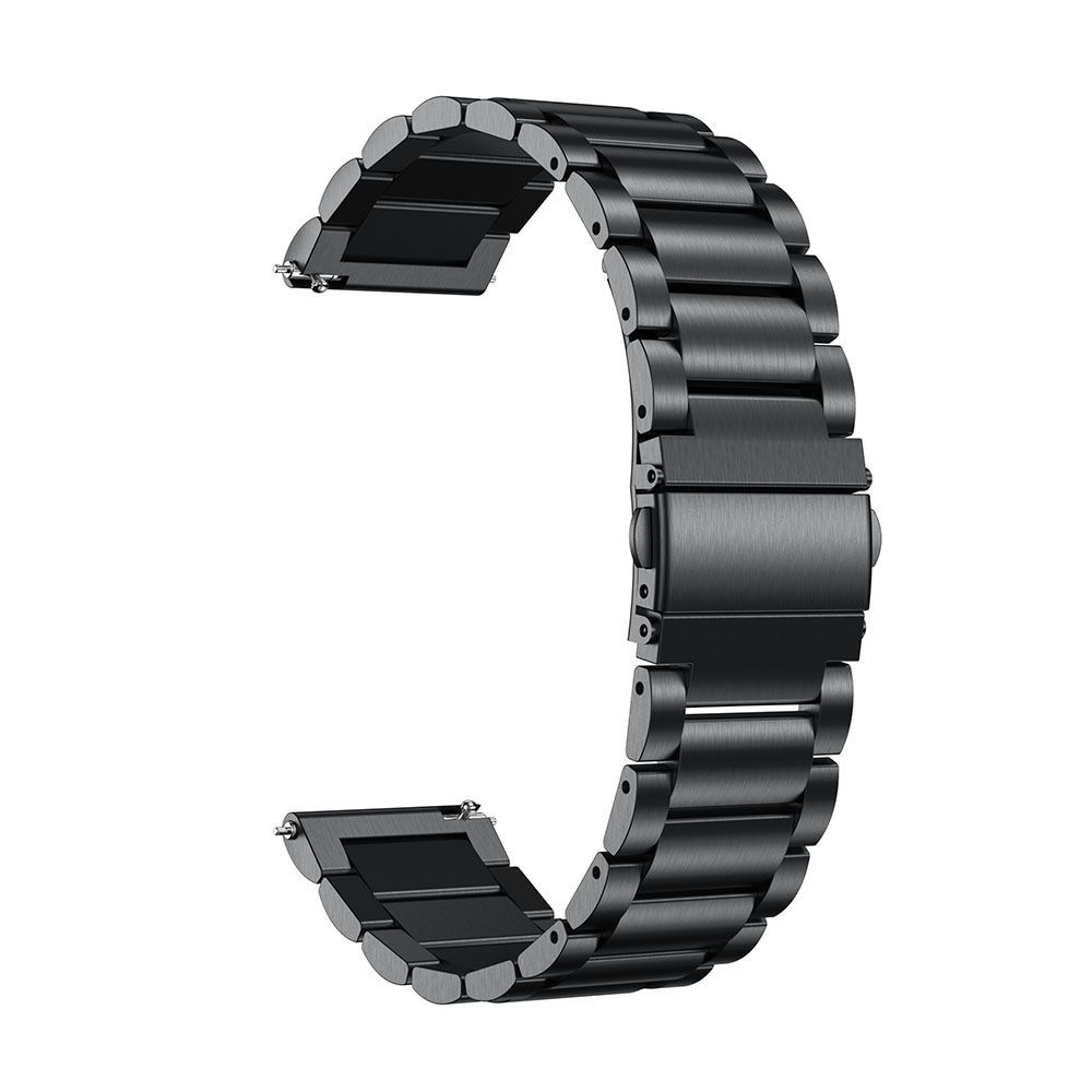 Ремешок из нержавеющей стали 20 мм для Samsung Galaxy Watch Active SM-R500 - черный  #1