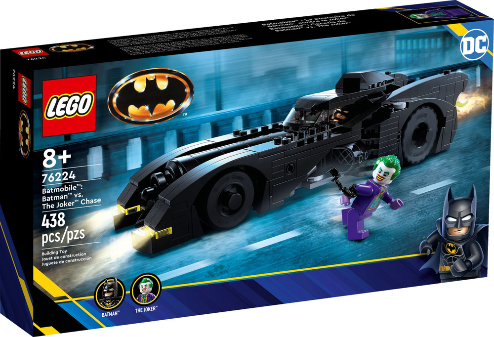 Лего Batman серия, LEGO Конструктор, лего 76224 Бэтмобиль: Бэтмен против. Погоня за джокером, Новые продукты #1