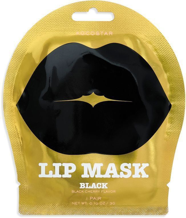 Успокаивающая гидрогелевая маска KOCOSTAR BLACK LIP MASK для губ с экстрактом черники  #1