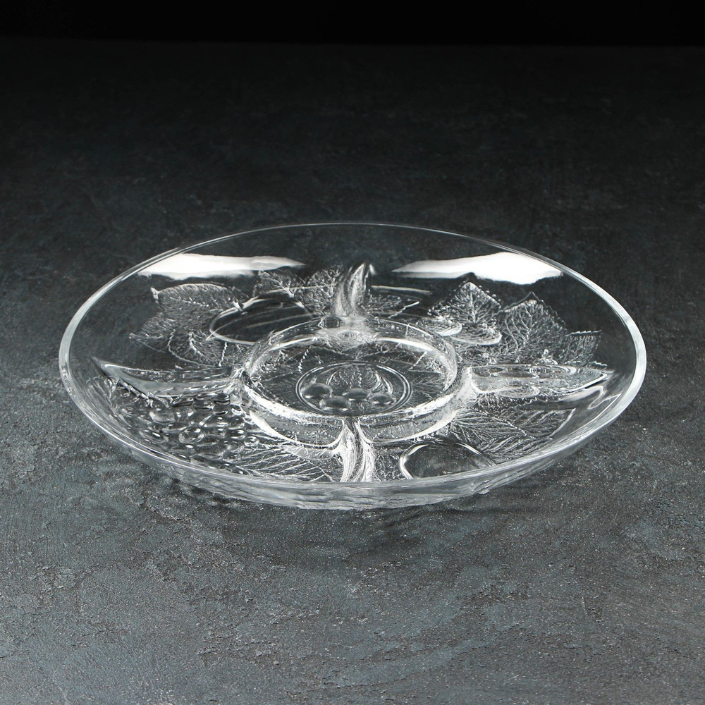 Менажница стеклянная, диаметр: 31 см #1