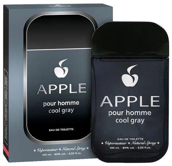 Apple Parfums Туалетная вода Мужская Apple Pour Homme Cool Gray 100 мл #1