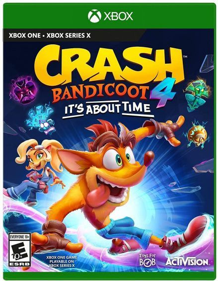 Игра Crash Bandicoot 4: It's About Time One - Series X, (Xbox Series, Xbox One, Русские субтитры)  #1