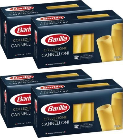 Макаронные изделия Barilla Cannelloni из твердых сортов пшеницы, комплект: 4 упаковки по 250 г  #1