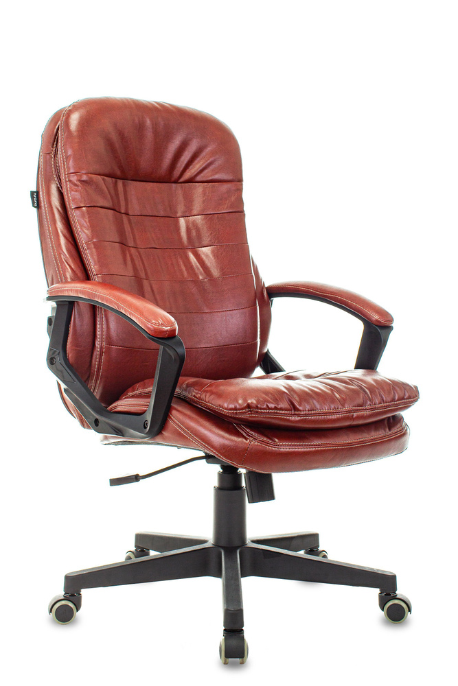 Кресло руководителя Бюрократ T-9950LT коричневый #1