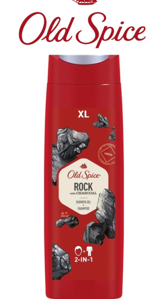 Old Spice Rock Гель для душа и шампунь 2 в 1 мужской, 400 мл #1