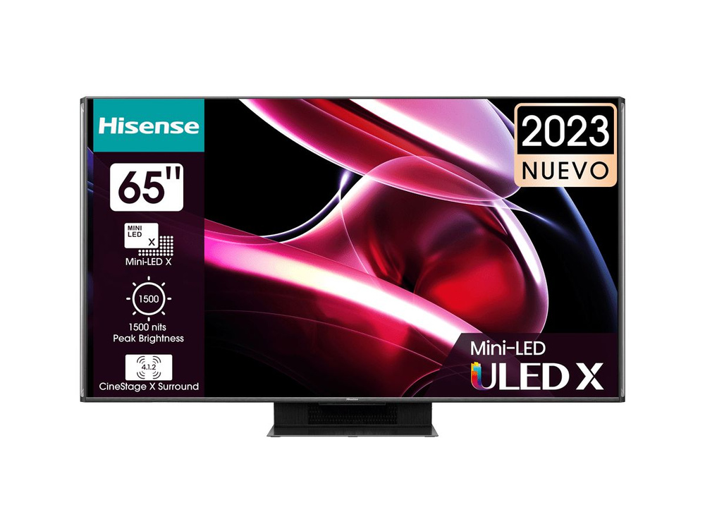 Hisense Телевизор 65UXKQ 65" 4K HDR, черный #1