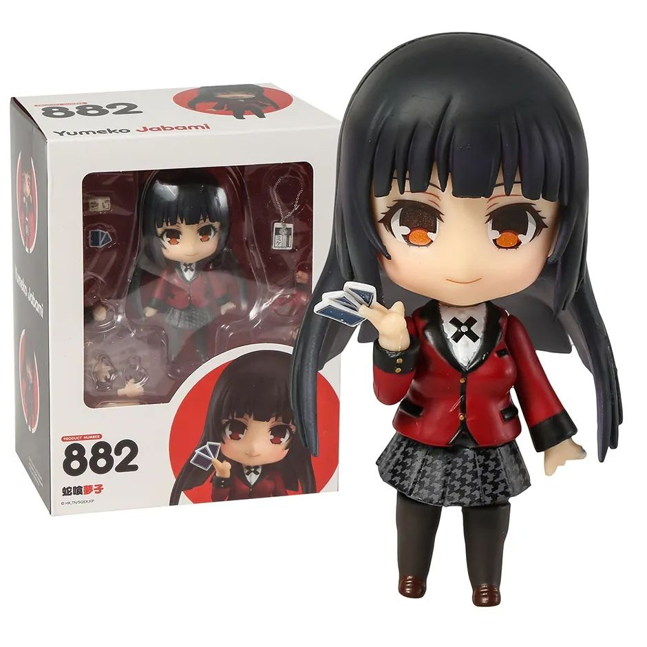 фигурка - Anime Kakegurui Twin Jabami Yumeko 882# Nendoroid / Нендороид / 10см #1