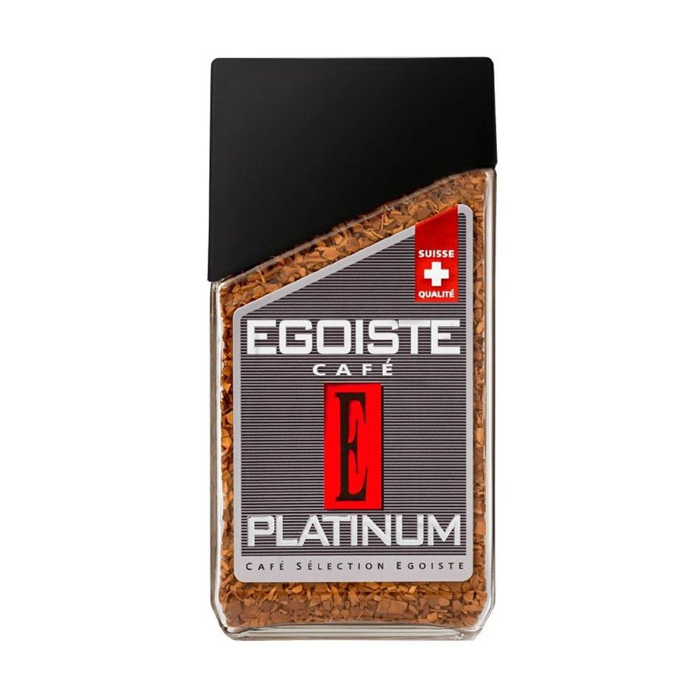 Кофе растворимый Platinum, Egoiste, 100 г, Швейцария - 1 шт. #1