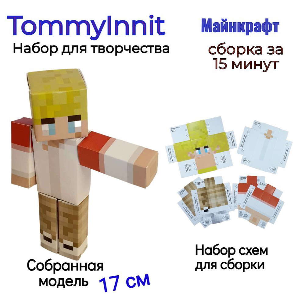 Конструктор Томми 3 д игрушка/ Развивающий на магнитах / Сборка без ножниц и клея  #1