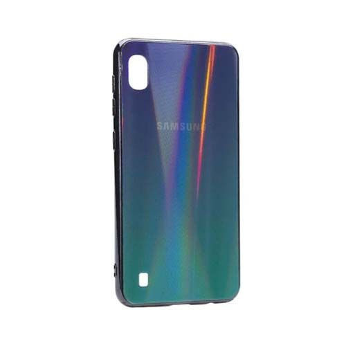 Чехол Samsung Galaxy A10 (2019) силиконовый, хамелеон темно-синий #1