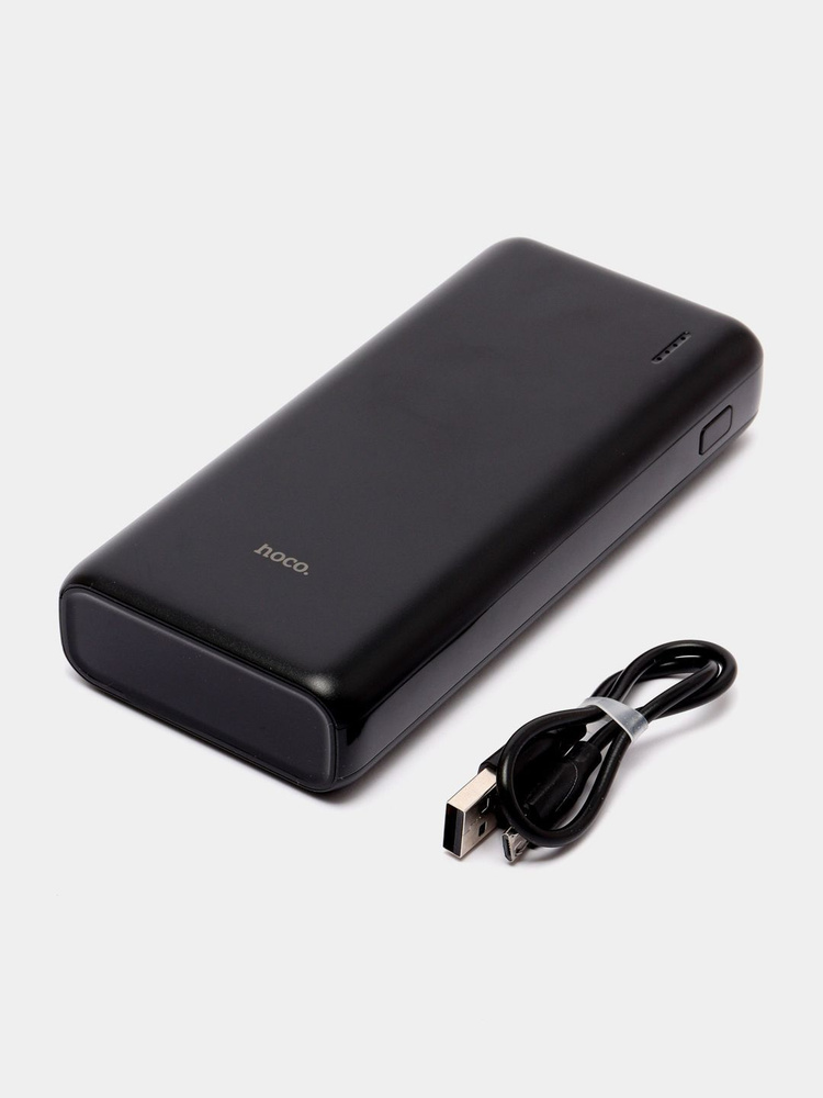 hoco Внешний аккумулятор PowerBanka_USB_USB Type-C, 20000 мАч, черный #1