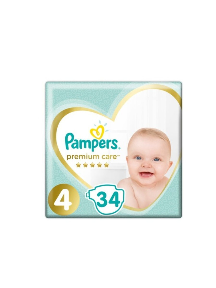 Pampers Подгузники Premium Care Размер 4 от 9-14кг, 36 шт, 1 уп #1