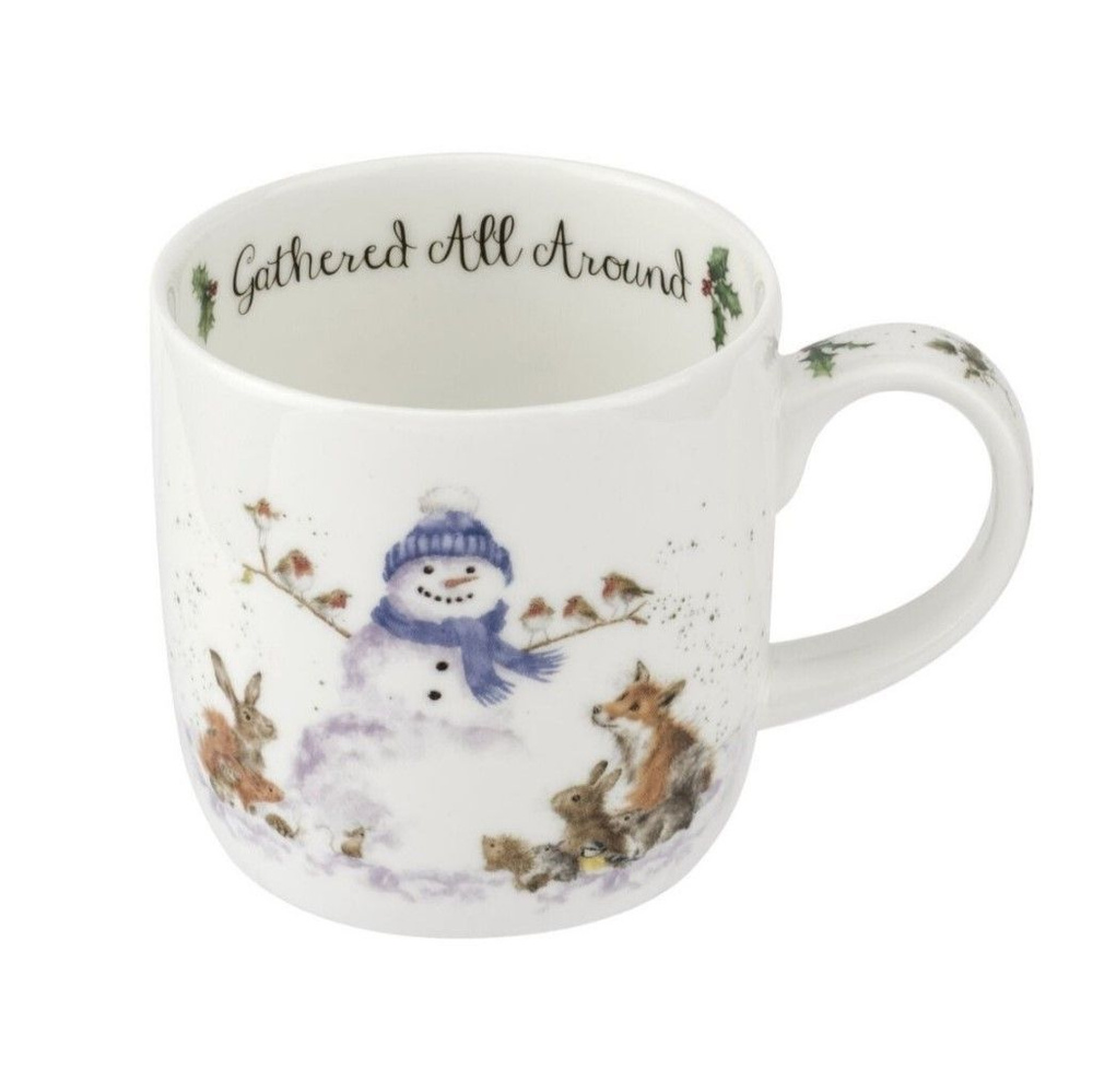 Кружка Royal Worcester, "Gathered All Around - Snowman" 310 мл #1