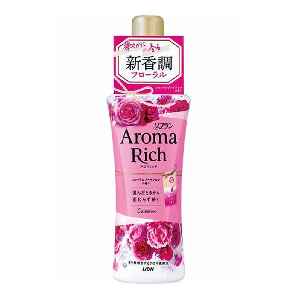 LION Кондиционер для белья длительного действия Aroma Rich Catherine с богатым ароматом натуральных масел #1