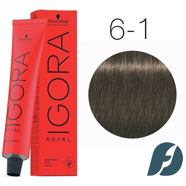 Schwarzkopf Professional Igora Royal Крем-краска для волос 6-1, 60 мл #1