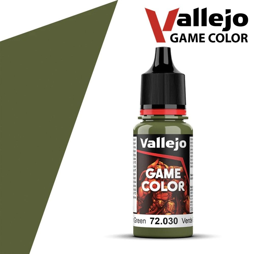 Краска для сборных моделей Vallejo, серия Game Color, цвет 72.030 Goblin Green  #1