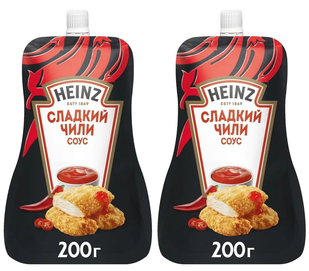 Соус Heinz Сладкий чили, 2 уп по 200 г #1