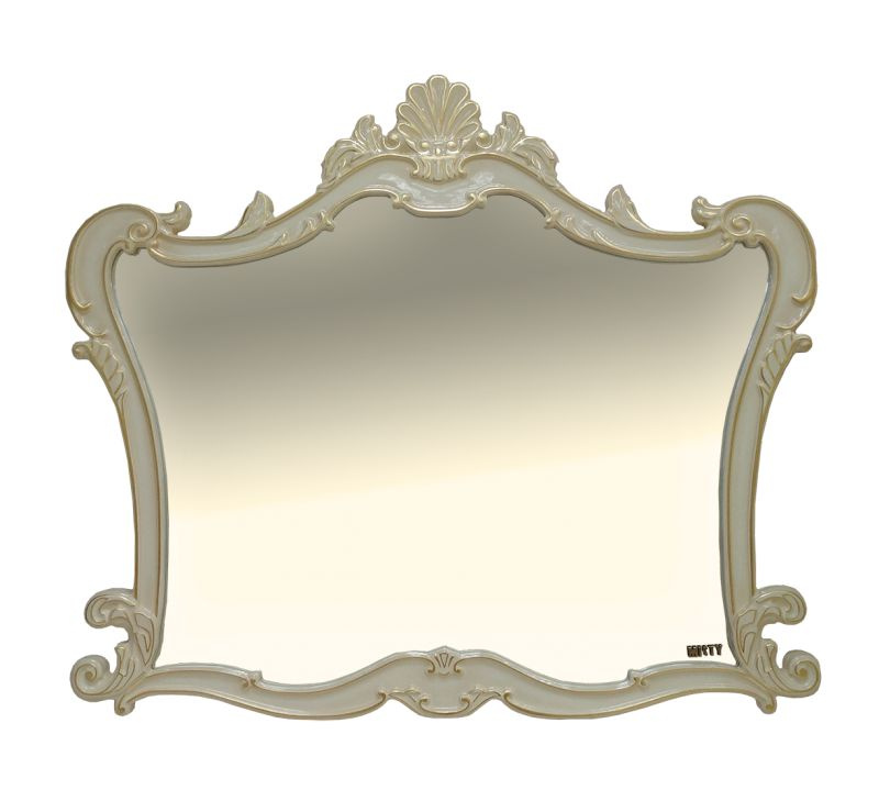 Зеркало Misty Bianco -120 бежевое сусальное золото #1