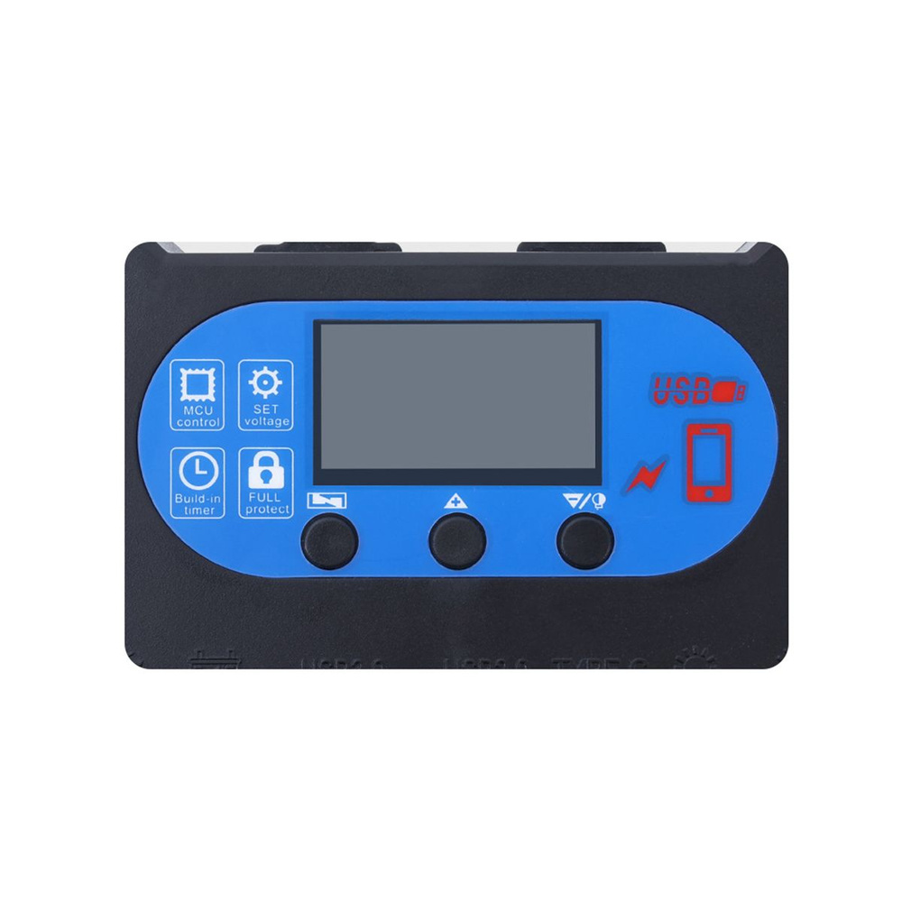 Солнечный контроллер 100А солнечный регулятор напряжения ШИМ зарядное ...