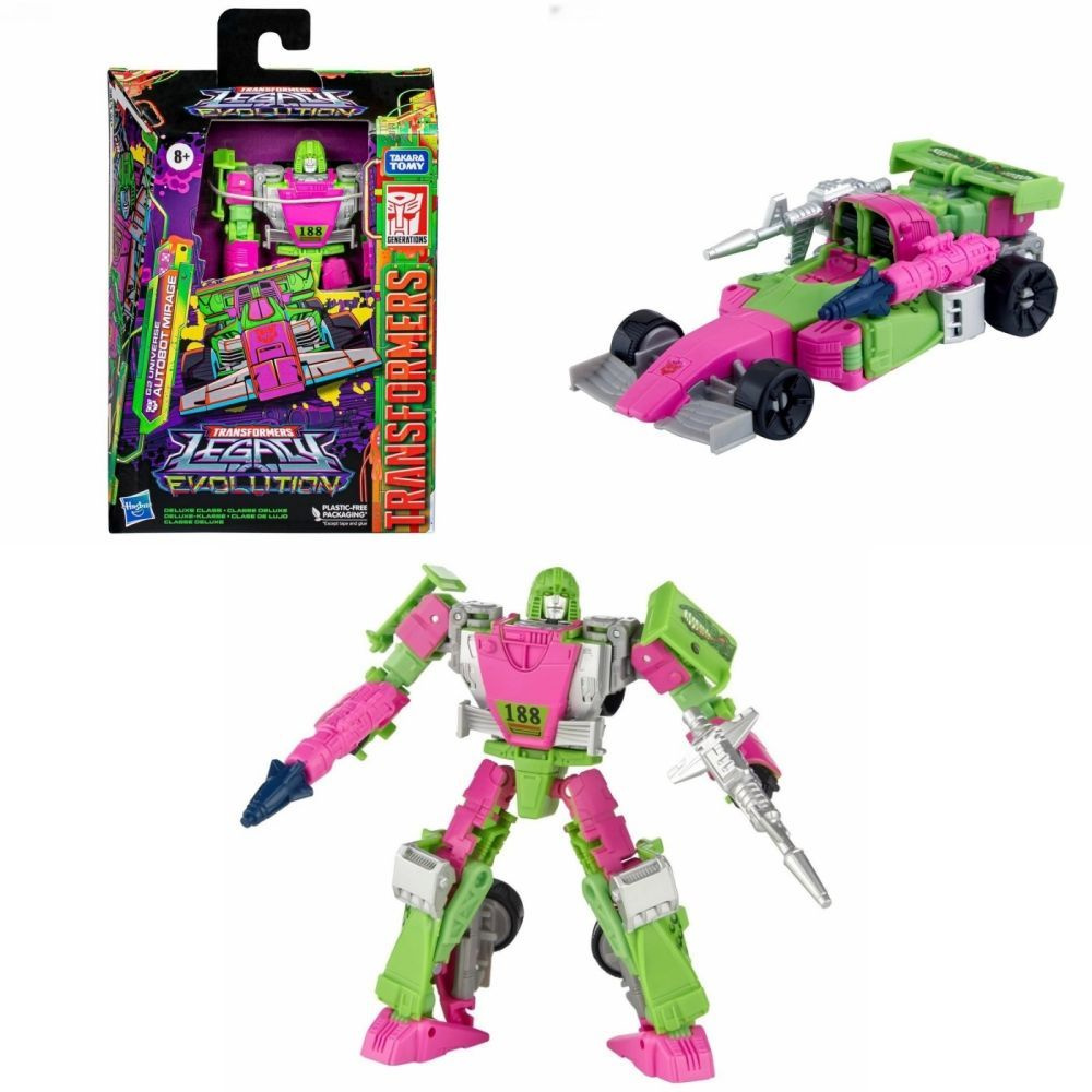 Трансформеры Hasbro Игрушка Legacy: Evolution G2 Universe Autobot Mirage 5,5 дюйма (14 см) F7513  #1