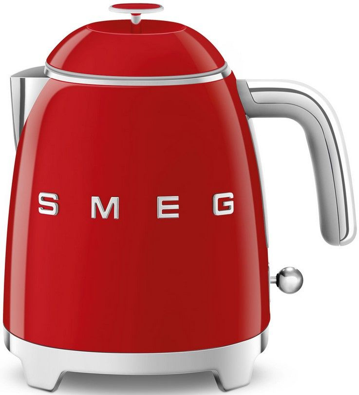 Чайник электрический Smeg KLF05RDEU, 1400 Вт, 0.8 л, металл, фильтр от накипи, автоотключение, красный #1