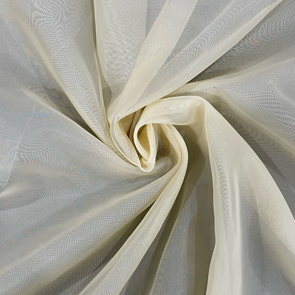 Вуаль на отрез, ткань интерьерная тюлевая для пошива штор тюль вуаль, на отрез от 1м, высота 300см, без #1