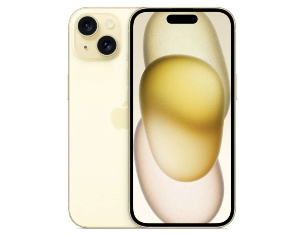 Apple Смартфон iPhone 15 Желтый/Yellow 6/512 ГБ, желтый #1