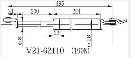 JETT Крышка багажника, арт. V2162110, 1 шт. #1