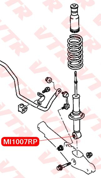 Vtr Сайлентблок, арт. MI1007RP, 1 шт. #1