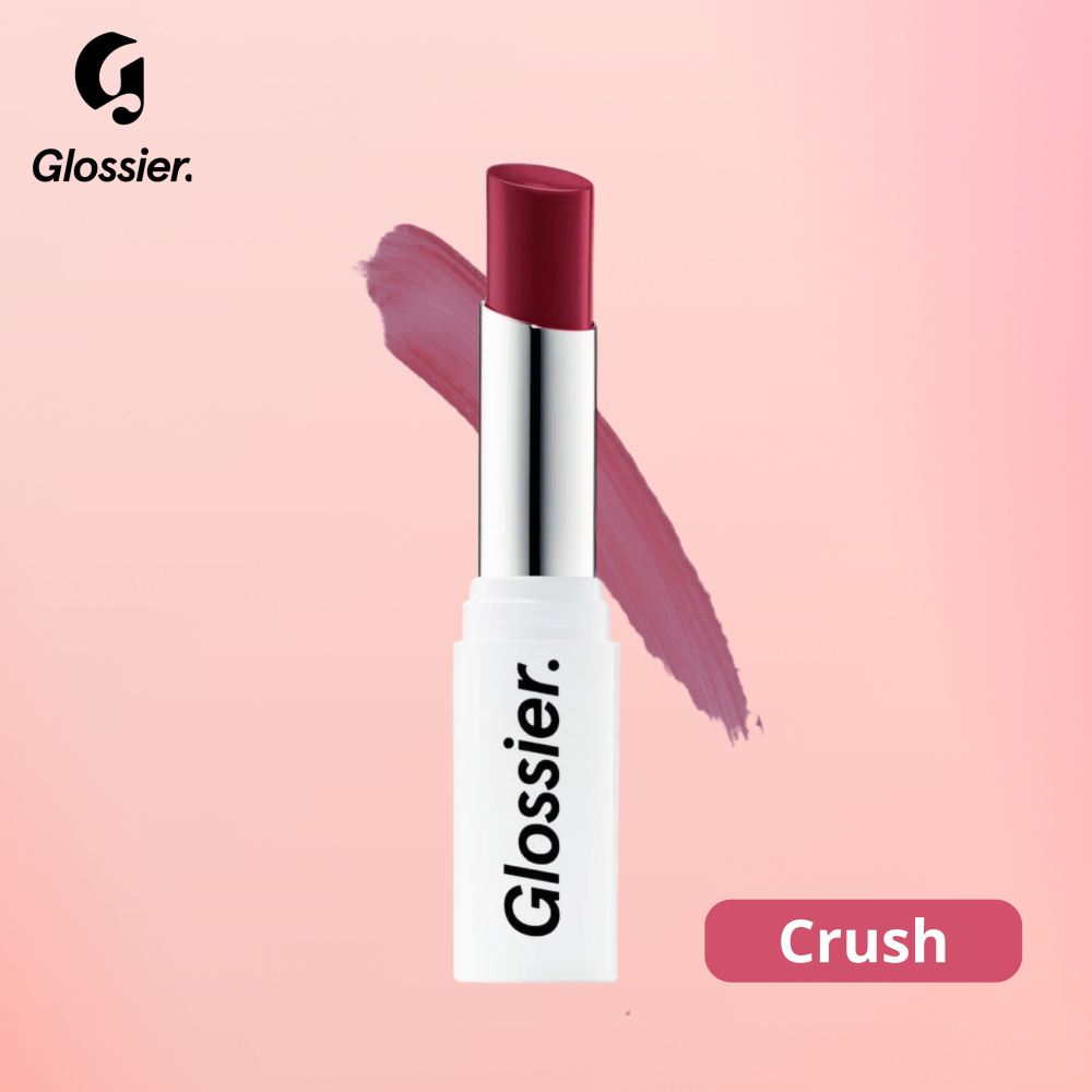 Помада Glossier Generation G Crush, цвет Горячий малиново-розовый, США / матовая губная помада / многослойное #1