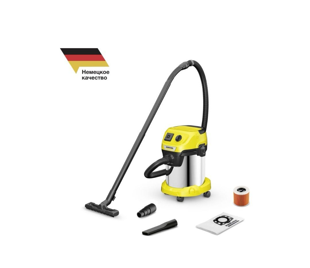 Строительный-хозяйственный пылесос Karcher WD 3 P S V-17/4/20 #1