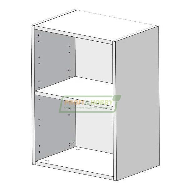 Корпус навесной для кухни 45х34х72 см / шкаф с полкой #1