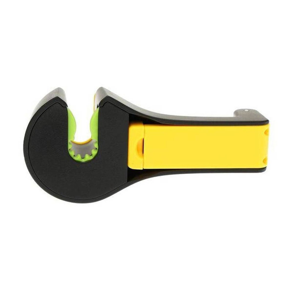 Вешалка-крючок на подголовник TORSO, с держателем телефона, желтый, 1 шт.  #1