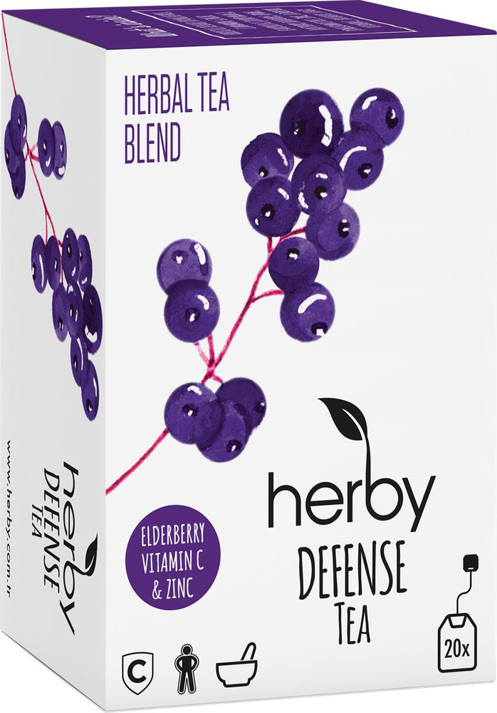 Чай травяной в пакетиках Херби иммунитет черные ягоды, 20*2 г ( в заказе 1 штука)  #1