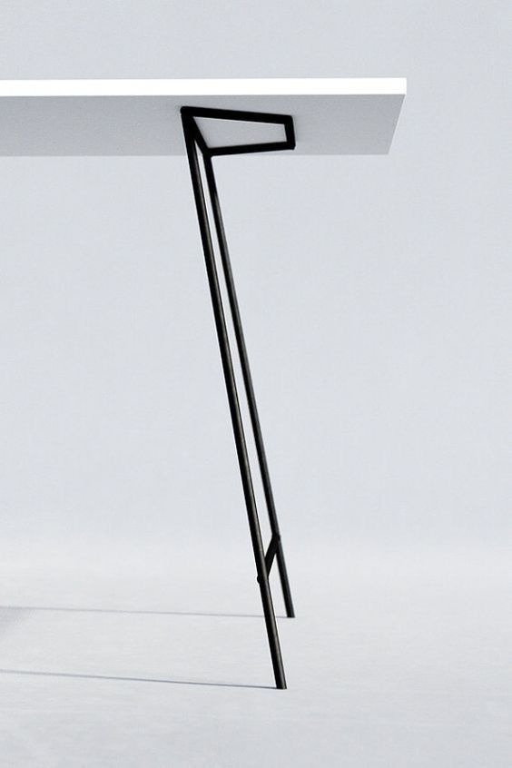 Ножки для обеденного/рабочего стола Н730мм черный муар #1