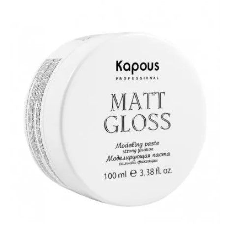 Kapous Professional Паста для волос Matte Gloss, моделирующая, сильная фиксация, 100 мл  #1