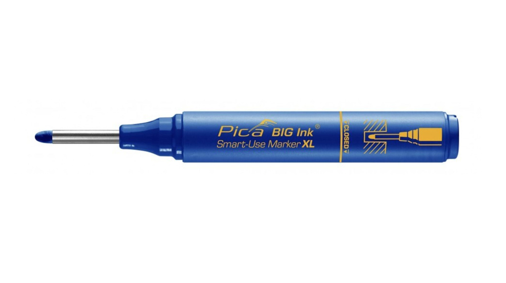 Строительный маркер для глубоких отверстий Pica BIG Ink синий PICA-MARKER 170/41  #1